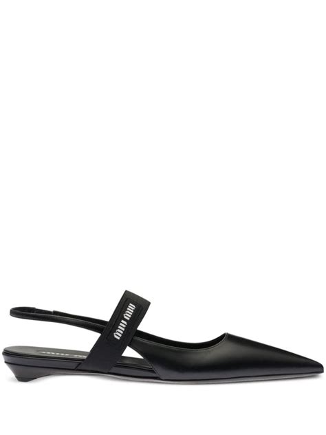 miu miu slingback flats